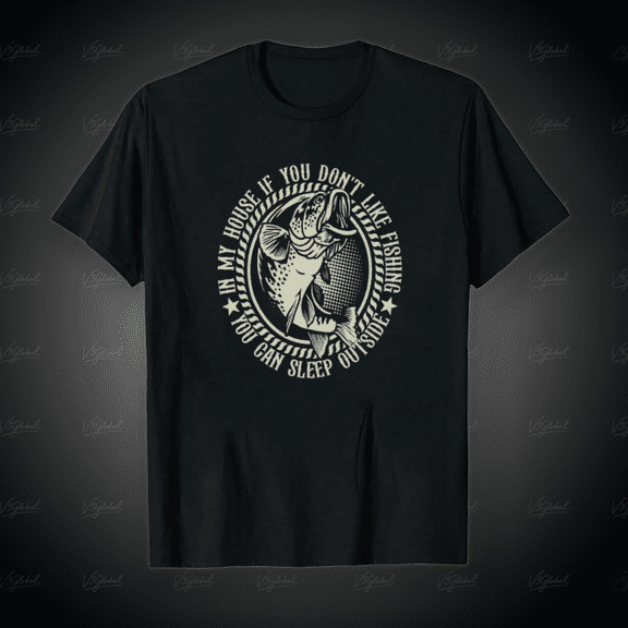 If You Dont Like Fishing Sleep Outside Funny Dad Joke Unisex T-Shirt, for Men & Women, up to Size 5XL