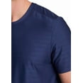 thumbnail image 2 of RBX Active Men's Tonal Stripe Closed Mesh Quick Drying Workout T-Shirt, 2 of 4