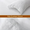 thumbnail image 4 of Highland Feather 100% French Linen Duvet Cover Set - 3 Piece Bedsheet - 1 Duvet Cover & 2 Pillowcases, 4 of 5
