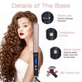 thumbnail image 2 of 5-IN-1 Hair Curler Set Hair Straightening Brush Hair Curling Iron Wand Temperature Adjustable Hair Styling Tool, 2 of 5