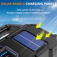 thumbnail image 2 of Outdoor Portable Camping Fishing Flashlight Work Light Multi-Modes Solar Powered, 2 of 8