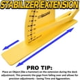thumbnail image 3 of HD Switch Deck Blade Leveling Leveler Gage Gauge for John Deere Toro Exmark Scag Hustler Bad Boy Husqvarna Craftsman Dixon Troy-Bilt Lawn Mower Garden Tractors Zero Turn Lawnmowers (OEM Upgrade), 3 of 5
