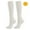White, variant on Jacenvly Socks for Women and Men Solid High Tube Socks Soft Comfortable Breathable Socks Fashion Color Pattern Gradation Colour Mixture Nylon Crew Socks