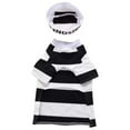 thumbnail image 6 of Pet Life Striped Retro Inmate Prisoner Pet Dog Costume Uniform, 6 of 7