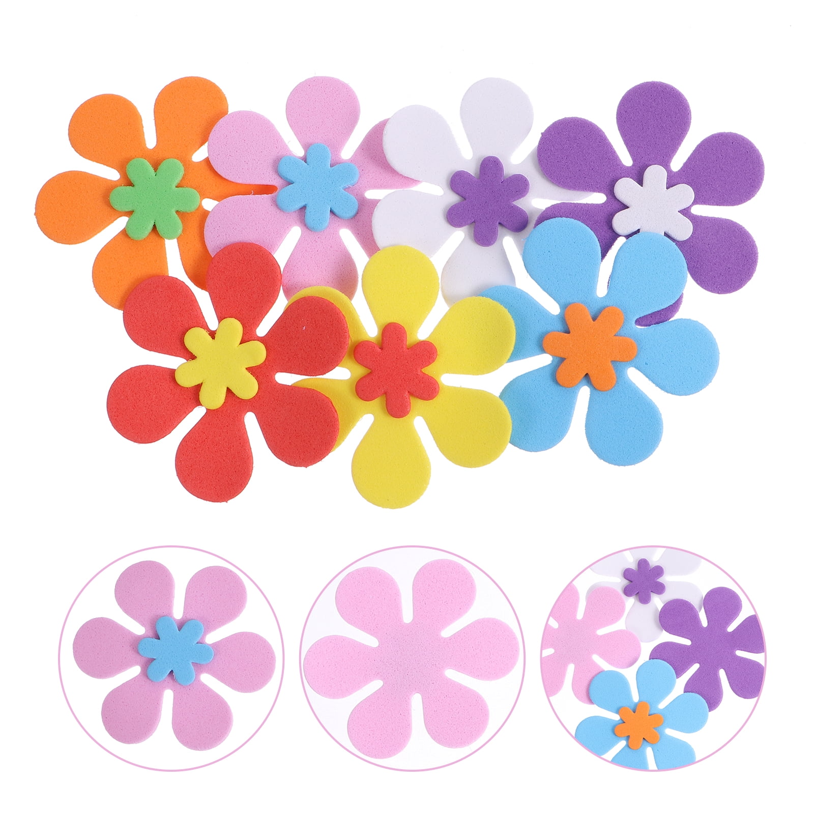 DIY Pastoral Heart-shaped Floral Corner Stickers Album Stickers 24pcs  NP-000085