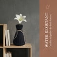 thumbnail image 6 of REGALWOVEN Modern Geometric Flower Vase, Unbreakable Vase for Home Decor Black 4.7"L x 4.7"W x 6.7"H, 6 of 6