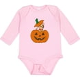 thumbnail image 3 of Inktastic Halloween Chihuahua Pumpkin Boys or Girls Long Sleeve Baby Bodysuit, 3 of 5