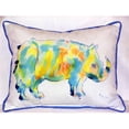 thumbnail image 1 of Betsy Drake HJ129 Rhino Large Indoor-Outdoor Pillow, 1 of 1