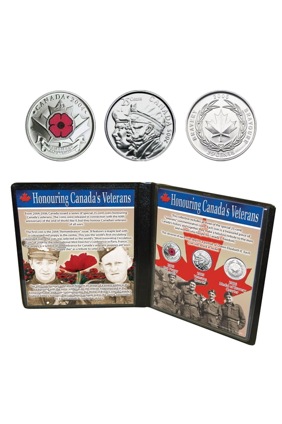 Honoring Canada's Veterans Quarter Collection