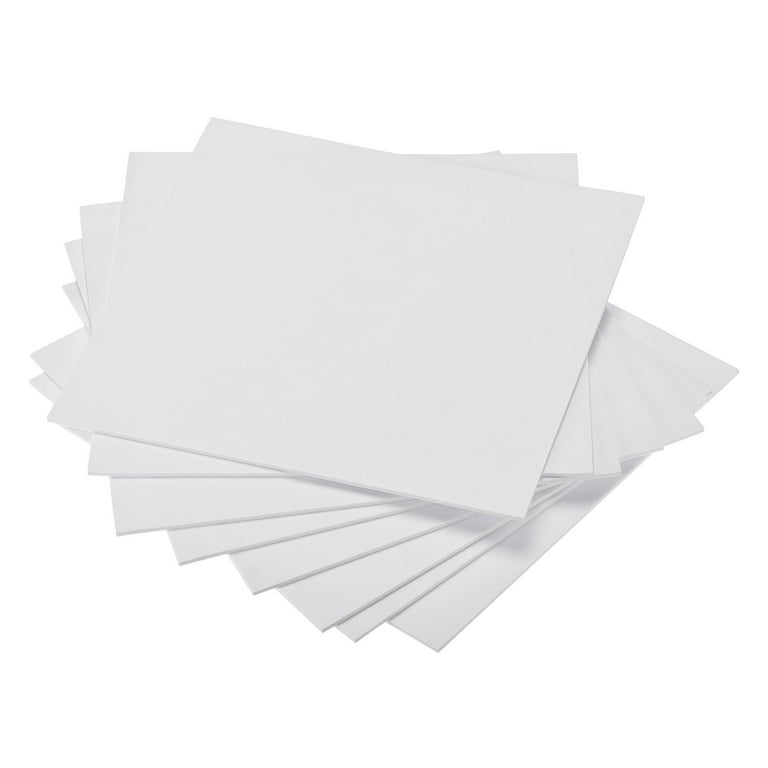 Foam Sheets WHITE 10 sheets/2mm 12x18 Darice - Foamies Sheets -  closed-cell foam sheets for arts & crafts/Foam Sheet