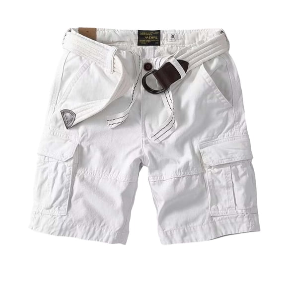 hotojiny Cargo Shorts for Men Lightweight Training Work Short Pants Loose Fit Hiking Outdoor Bottom with Pockets Streetwear S-5XL