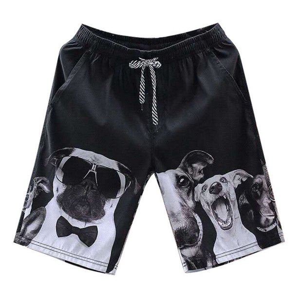 Pantalones cortos informales hasta la rodilla para hombre, pantalones cortos de playa de diseño suelto, pantalones finos de secado rápido, moda de verano Fivean unisex