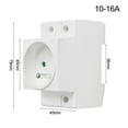 thumbnail image 1 of DIN Rail Socket Built In Protective Contact for Earthing Contact Outlet For Dist GAW FR, 1 of 9