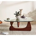 thumbnail image 2 of Heavenly Collection Large Walnut Wood Coffee Table, 2 of 9