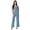 Denim, variant on Women's bebe V-Neck Sleeveless Jumpsuit Color: Camel Size: X SMALL