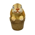 thumbnail image 4 of Decoración de de Pascua, estatua Solar para jardín al aire libre, figura de de resina, estatuilla de conejo para patio, paisaje,, 4 of 9