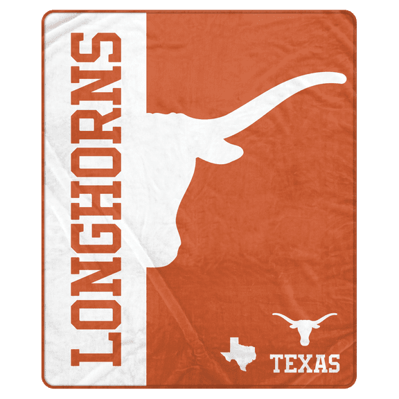 NCAA Texas Longhorns 50x60 Inch Ultra Soft Tailgate Throw