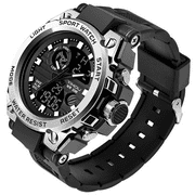 Findtime Mens Military Watch Outdoor Sports Electronic Watch Tactical Army Wristwatch LED Stopwatch Waterproof Digital Analog Watches