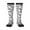 2 Black-1, variant on Hand Drawn Snake Thigh High Socks Extra Long Stretchy Sock Women Over Knee High Opaque Stocking Daily Wear
