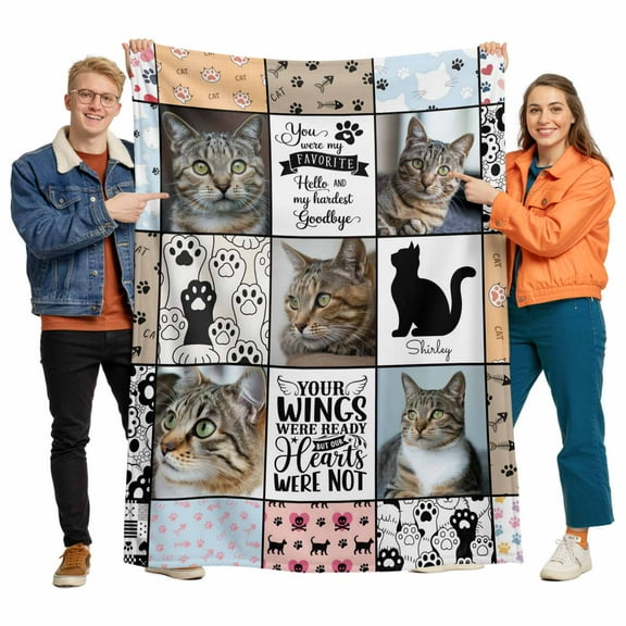 Custom Photo Blanket,Personalized Wedding, Anniversary, Valentine's Day Gift , Heavyweight  Flannel Blanket Featuring Your Photo , perfect for couples custom keepsake gift, personalized blanket