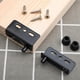 thumbnail image 5 of 2 Sets Pivot Hinges Black Cabinet Hinges Heavy Duty Concealed Shaft Door Hingess, 5 of 5