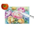 thumbnail image 4 of Peonies in Watercolor Glass Cutting Board Large 12 in x 15 in, 4 of 5