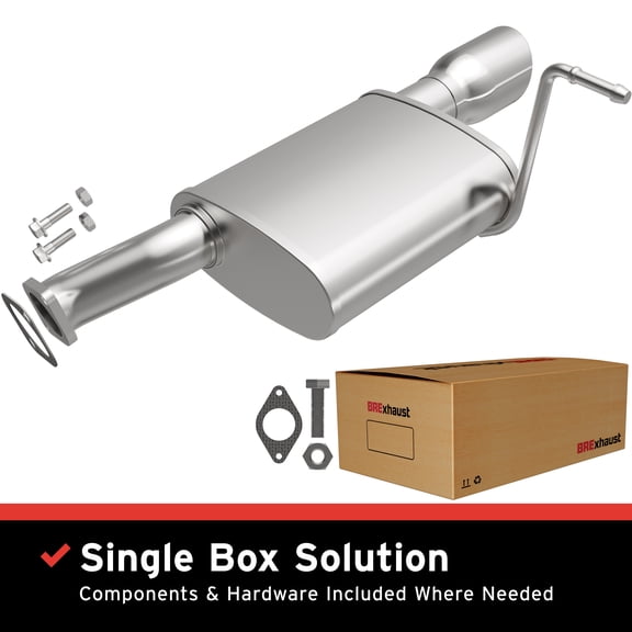 BRExhaust OE Replacement Exhaust Muffler Kit 108-0265: Compatible with 2011-2025 Dodge Durango 3.6L