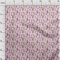 thumbnail image 3 of oneOone Velvet Light Pink Fabric Cactus Craft Projects Decor Fabric Printed By The Yard 58 Inch Wide, 3 of 5