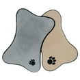 thumbnail image 2 of Microfibre Bone Mat Paw Embroidery  - Set of 2, 2 of 3