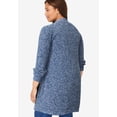 thumbnail image 3 of Woman Within Plus Size Button-Front Shaker Cardigan Sweater, 3 of 6