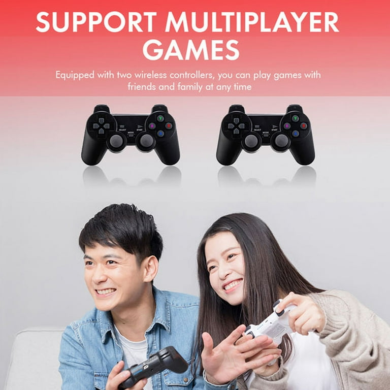 indre tilbage familie GD10 Game Stick Built-in Games 128GB 2.4G Wireless Controller HD Retro  Video Game Console 4k HD Video Game Console - Walmart.com