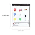 thumbnail image 2 of KAUKKO Fridge Magnetic Dry Erase Whiteboard with a whiteboard Marker and 7 Cute Mini Colorful Refrigerator Magnet 16x12, 2 of 5