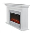 thumbnail image 6 of Real Flame Sonia 69" Landscape Solid Wood and Glass Electric Fireplace in White, 6 of 13