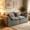 Antique Grey, variant on New 74.8" Antique Grey Velvet Cloud Couch – Oversized Modular Sectional Sofa, 2-Seat, Wide & Deep Seat for Living Room