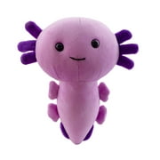 Kawaii Axolotl Plush Toy, Mexican Salamander Plush Doll, Axolotl Stuffed Animal for Nurseries, Bedrooms, Playrooms, Birthday Gifts Ideas for kid(purple)