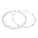 thumbnail image 1 of Soporte giratorio Uxcell de 8" con bola de acero Lazy Susan 0.06x6.89" Blanco 4 piezas, 1 of 5