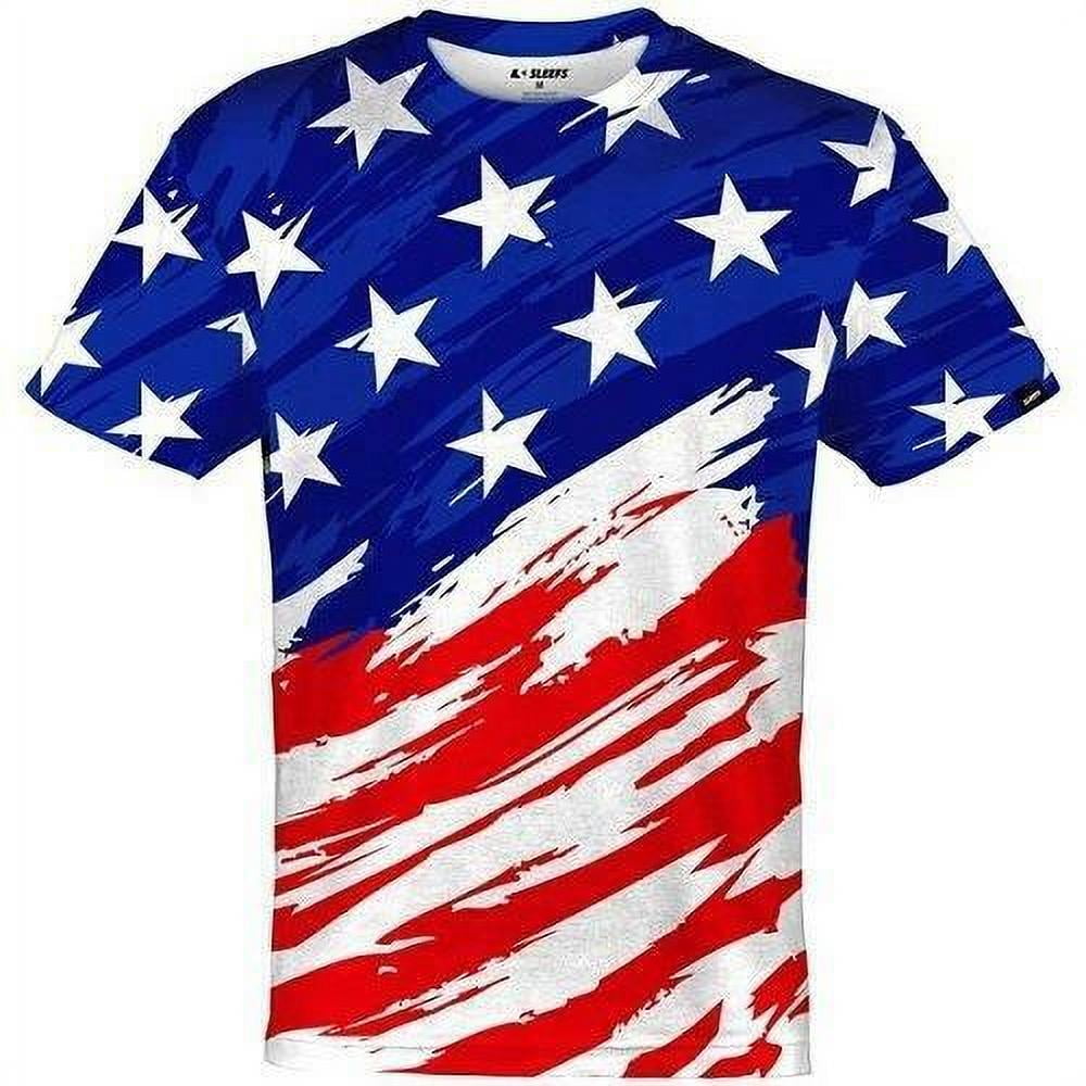 Men's Patriotic U.S.A. Quick-dry Jersey T-Shirt - Walmart.com