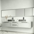 thumbnail image 5 of VIGO Navona Gothic Gray Concreto Stone 15 in. L x 15 in. W x 5 in. H Square Vessel Bathroom Sink, 5 of 8
