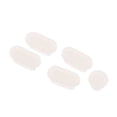thumbnail image 3 of Juego de 5 de silicona para tapones antipolvo 13 "/ 15" Claro Sunnimix Tapones antipolvo de silicona, 3 of 5