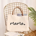 thumbnail image 4 of Mom Mama Bag Mother Gifts Momlife Tote for Hospital, Shopping, Beach, Travel, 4 of 5