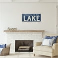 thumbnail image 2 of Stupell Industries Welcome Lake Floral Phrase Botanical & Floral Painting Gallery Wrapped Canvas Print Wall Art, 30 x 13, 2 of 7