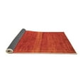 thumbnail image 2 of Ahgly Company Indoor Rectangle Abstract Orange Modern Area Rugs, 8' x 10', 2 of 4