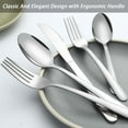 thumbnail image 4 of czcpp-Cutlery Set for 8 People, 40 Piece Food-Grade Stainless Steel Flatware Set, Silverware Set Includes Forks, Spoons and Knives, Utensils Set for Family/Party/Restaurant, Dishwasher Safe, 4 of 4