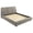Taupe, variant on Mokena 46-inch Upholstered Queen Platform Bed Taupe