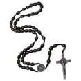thumbnail image 4 of Collar de de con crucifijo Rosarios de madera Regalos para hombre Cadenas de joyería de regalo Collar católico para mujeres Hombres Me Fernando COLLAR COLGANTE, 4 of 5