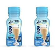 Glucerna Nutritional Shake, Diabetic Drink to Support Blood Sugar Management, 10g Protein, 180 Calories, Homemade Vanilla, 8-fl-oz Bottle, 6 Count
