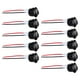 thumbnail image 2 of 10 Uds reemplazo 12V interruptor basculante redondo Spst 2 pines 2 posiciones 20mm accesorio precableado para automoción RV ligero, 2 of 8