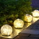 Ymiko Solaire Imperméable à l'Eau Crépitement Boule de Verre Lumière de Pointe pour Jardin Jardin P ND – image 1 sur 8