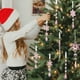 thumbnail image 1 of xihome Adorno navideño colgante de plstico con acabado espejo, forma de rbol de Navidad hueco, ideal para escaparates y centros comerciales., 1 of 6