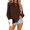Coffee, variant on Pullover Crewneck Sweatshirt Tunic Sweatshirt Casual Oversized Sweatshirt Long Sleeve Preppy Sweatshirts Fall Pullover Sweaters Comfy Tops Winter Sweatshirts Basic Sweatshirt Green M